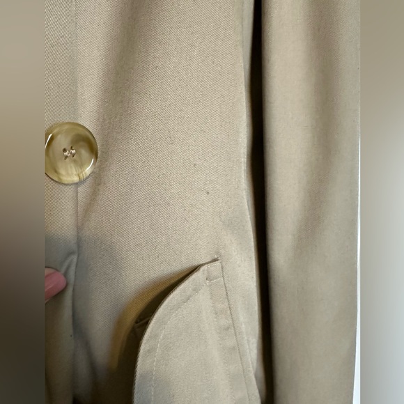 Vintage Burberry Check Trench Coat, L - Picture 5 of 17